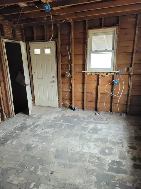Interior demo to the studs