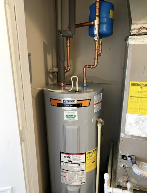 Water heater install