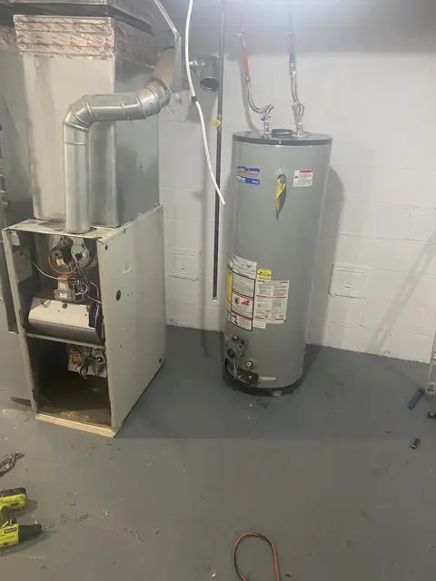 Furnace and water heater swap
