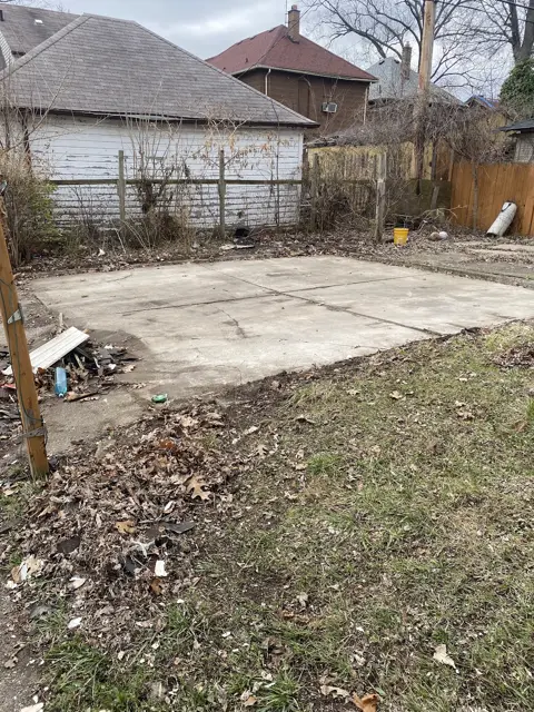 Garage slab