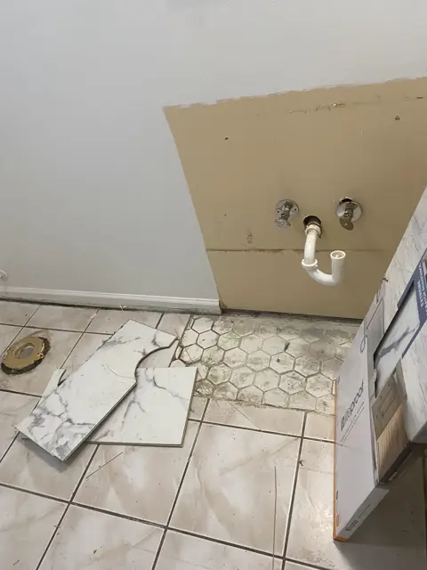 Vanity rough-in