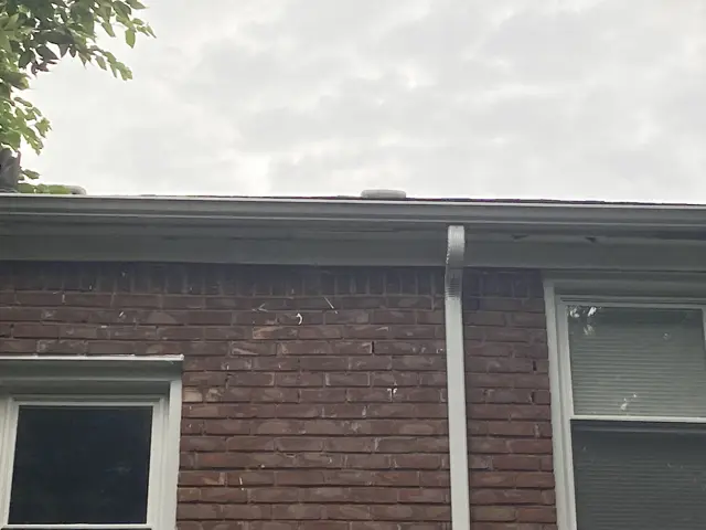 Gutter and downspout work