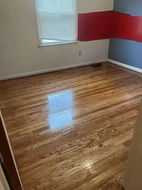 Bedroom floors refinished