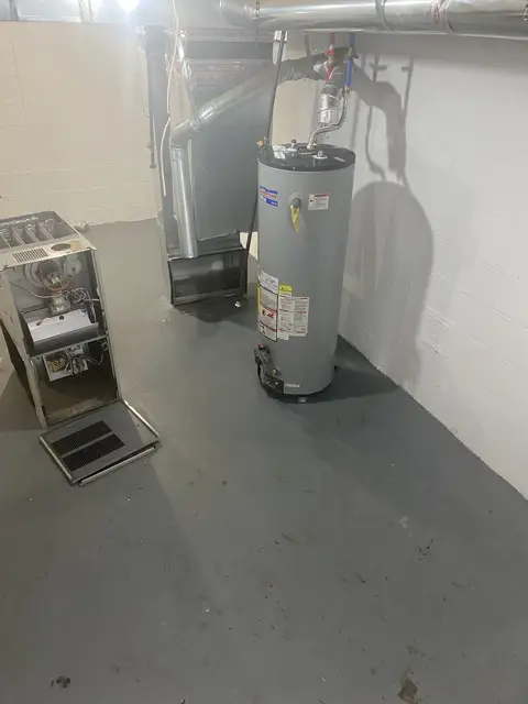 Utility room, new equipment