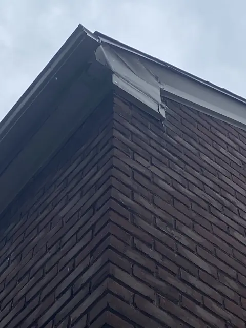 Brick and roof-edge flashing