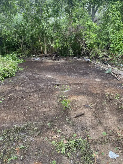 Lot cleared down to the dirt