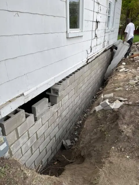 Foundation block repair